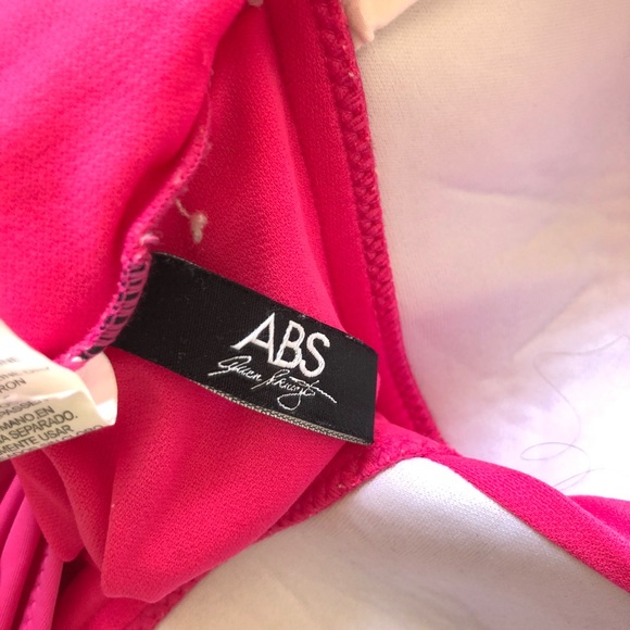 ABS by Allen Schwartz One Piece Pink Swimsuit - Picture 4 of 7